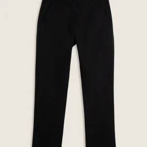 Pantaloni cropped slim fit in cotone