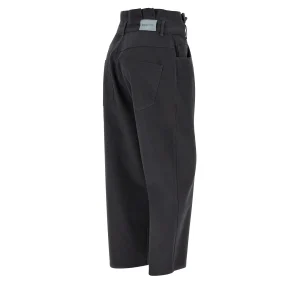 Jeans comfort fit a carota in denim navetta colorato