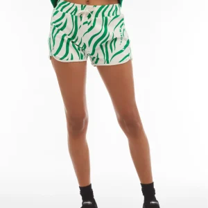 Short da donna in jersey stampa zebrata