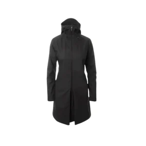 SEQ RAIN JACKET OUTDOOR WOMEN ANTHRACITE - AGU URBAIN