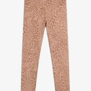 Leggings in cotone con vita alta e carré a cuore