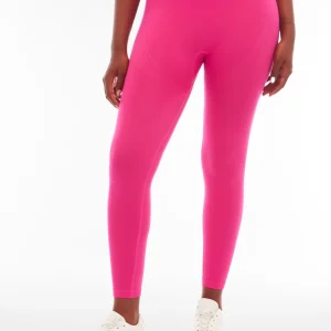 Leggings seamless vita alta 7/8 con dettagli in costina
