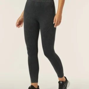 Leggings seamless effetto denim vita alta lunghezza 7/8
