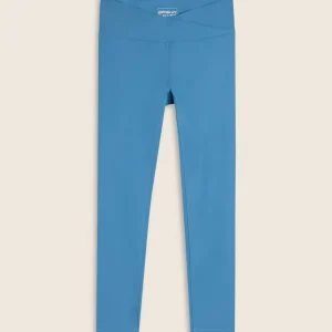 Leggings 7/8 effetto pelle vita regular