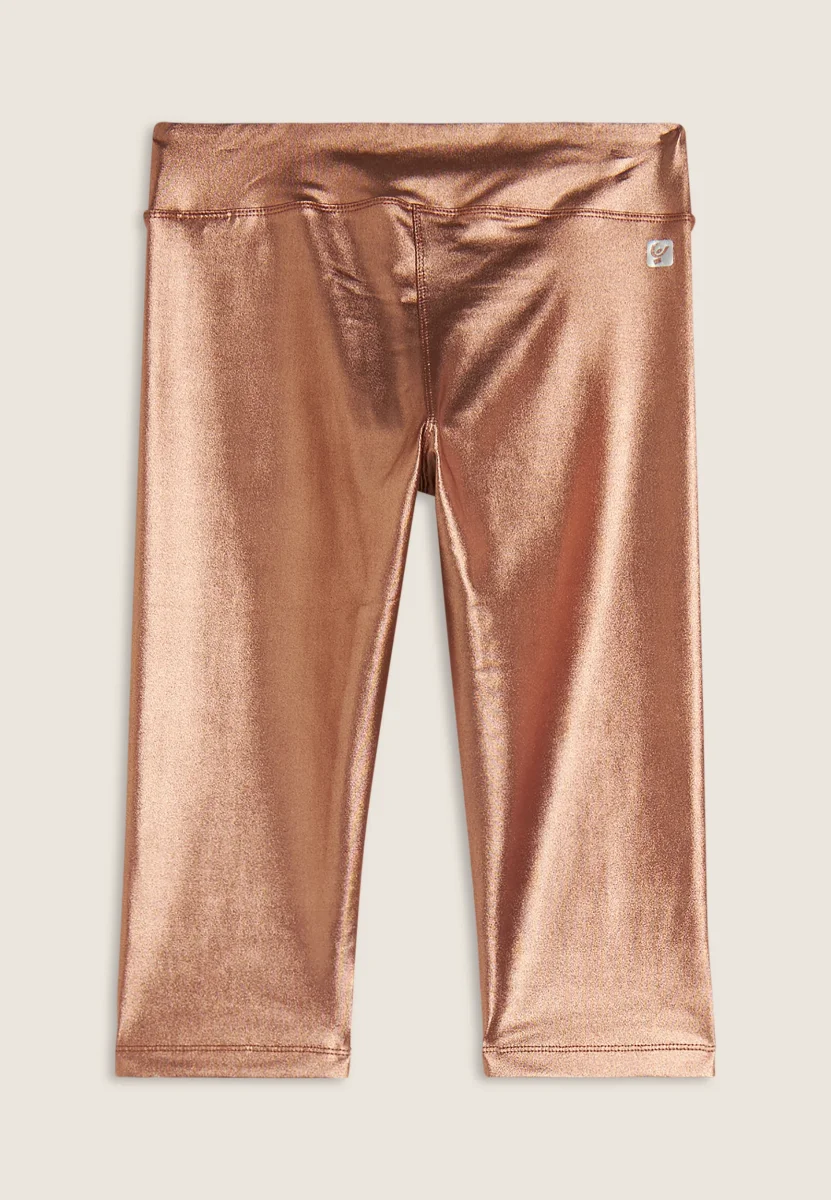 Leggings Corsari Vita Regular in Tessuto Tecnico Wet Effect – Image 5