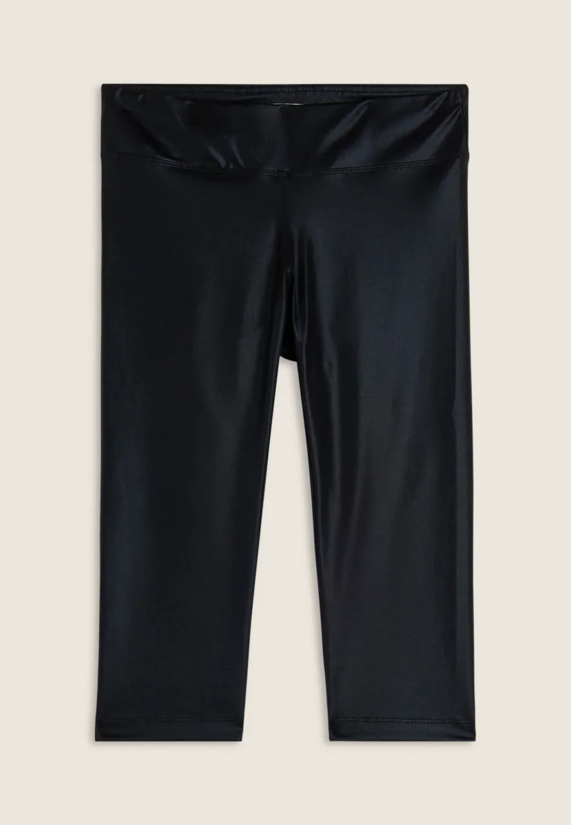 Leggings Corsari Vita Regular in Tessuto Tecnico Wet Effect – Image 7