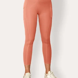 Legging fitness taille haute Rose