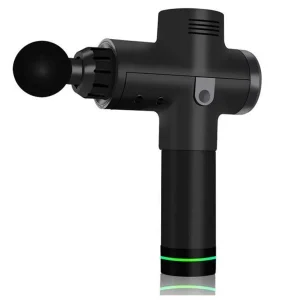 Pistolet de massage musculaire 2000mAh, 3 niveaux + 4 applicateurs