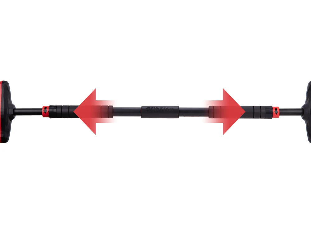 Barre de traction SYNERFIT sans vis 90-130cm - 180KG