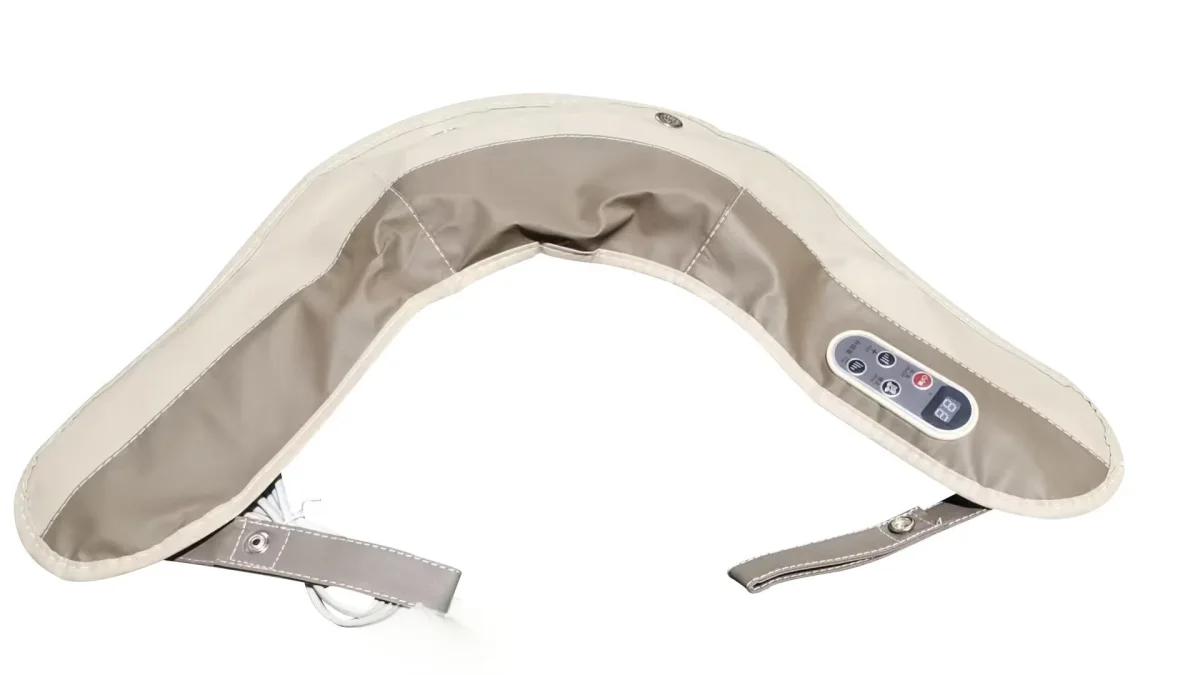 SYNERFIT Masseur shiatsu cervicales avec 99 modes de massage - Modèle Galia colorie Gris – Image 2