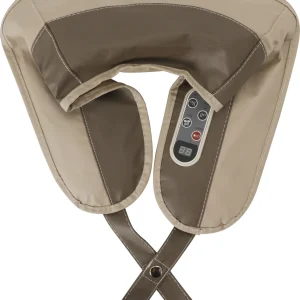 SYNERFIT Masseur shiatsu cervicales  avec   99 modes de massage  - Modèle  Galia  colorie Gris