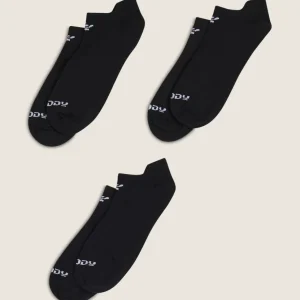 Pack 3 calzini sportivi corti con linguetta antiscivolo