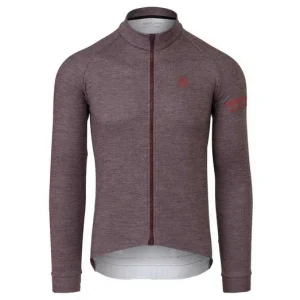 Maillot vélo manche longue Merino Performance homme purple_velvet - AGU