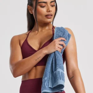 Small Sweat Towel | Smoke Blue