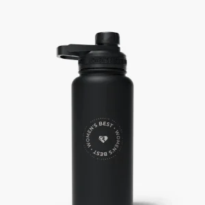 Stainless Steel Sports Bottle | Black
