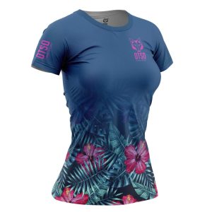 Textile femme T-shirt tropical dark - OTSO