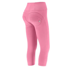 Pantaloni push up WR.UP® capri in jersey drill eco