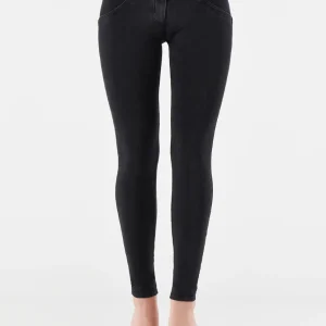 Jeggings push up WR.UP® skinny vita media in cotone organico