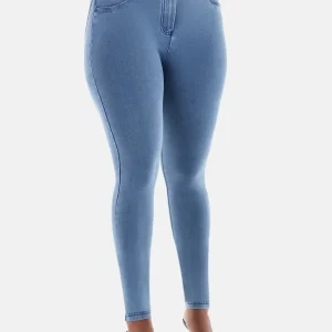Jeggings push up WR.UP® curvy gamba skinny in cotone