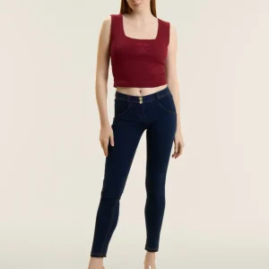 Jeggings push up WR.UP® skinny in cotone organico