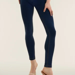 Push up WR.UP® in fibra ecologica con effetto denim scuro