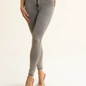 Jeggings push up WR.UP® superskinny vita alta con zip