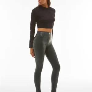 WRUP2HF330_ANI63V_-_02.jpgv1751626753 Pantaloni WR.UP® vita alta in similpelle pitonata colorata