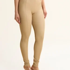 Pantaloni WR.UP similpelle vita alta con bottoni decorativi