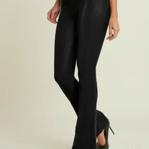 Pantaloni push up WR.UP® superskinny mini-flare wet