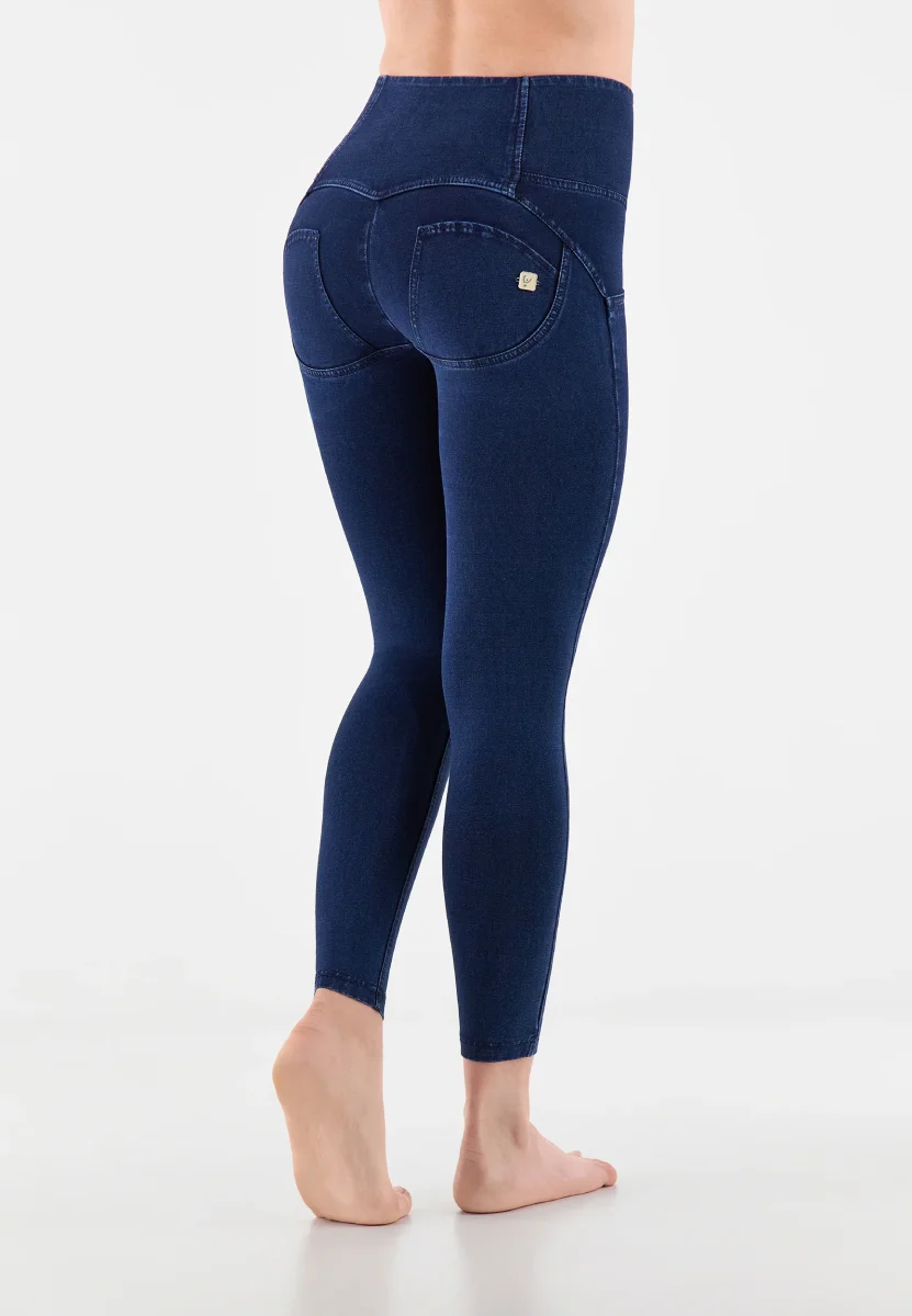 Jeggings push up WR.UP® 7/8 superskinny vita alta con bottoni – Image 9