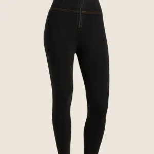 Jeggings Push up WR.UP® 7/8 clessidra vita alta con zip