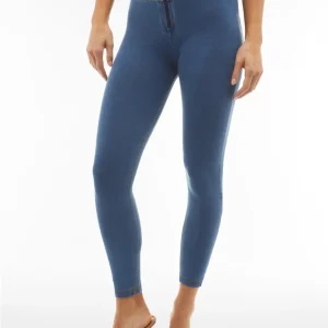Jeggings push up WR.UP® 7/8 superskinny vita alta con zip