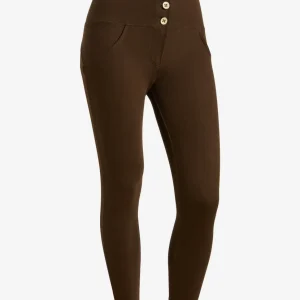 Pantaloni push up WR.UP® 7/8 clessidra vita alta jersey drill