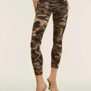 Pantaloni push up WR.UP® 7/8 superskinny stampa camouflage