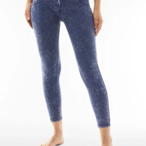 Pantaloni push up WR.UP® 7/8 superskinny effetto bleached