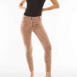 WRUP4RHF314_ANI68_-_02.jpgv1751626806 Pantaloni WR.UP® vita alta in cotone stampato animalier