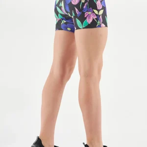 Shorts push up WR.UP® in tessuto tecnico a fantasia floreale