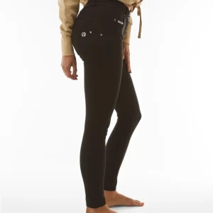 Pantaloni push up WR.UP® skinny in tessuto navetta tinto in capo