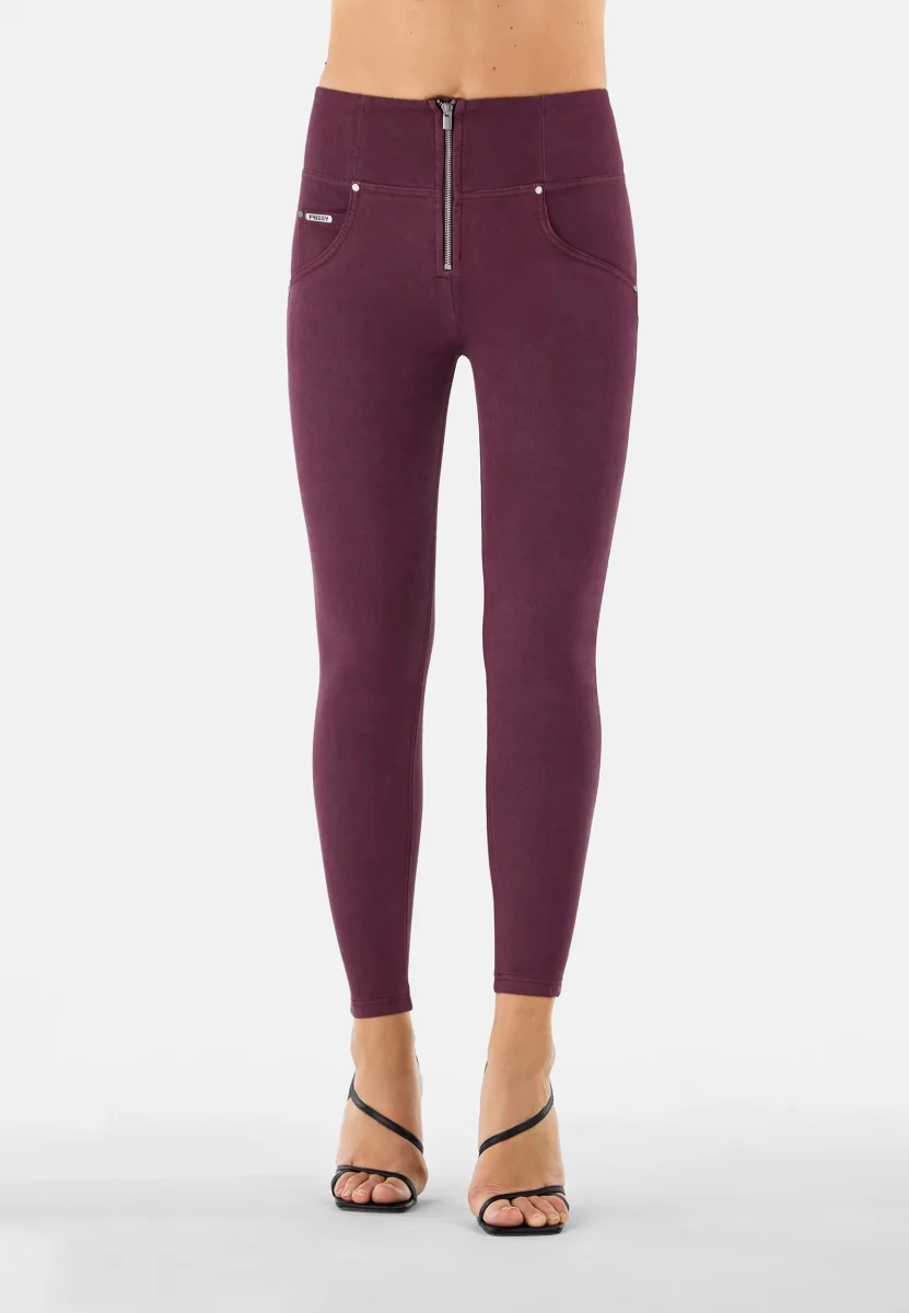 Pantaloni push up WR.UP® vita alta superskinny tessuto navetta – Image 2