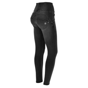 Jeans push up WR.UP® vita alta superskinny denim navetta ecologico