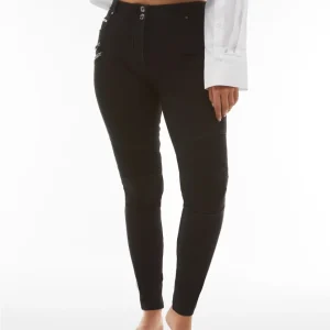 Jeans WR.UP® in denim navetta con dettagli stile biker