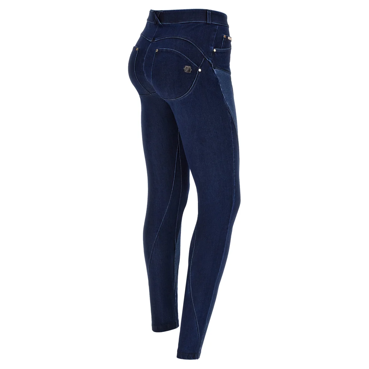 Jeans WR.UP® in denim navetta con inserti a contrasto – Image 6