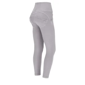 Pantaloni push up WR.UP® 7/8 superskinny in tessuto navetta