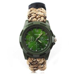 Bracelet de Survie  avec Montre - Beige