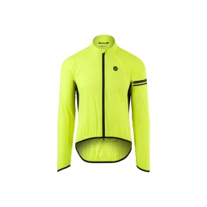 Veste coupe vent homme Essential Hivis Neon Yellow - AGU