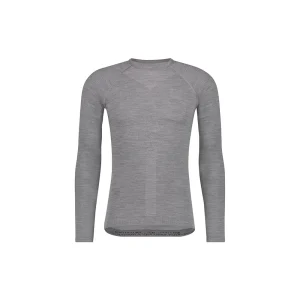 Sous vêtement manche longue Merino gris Homme - AGU