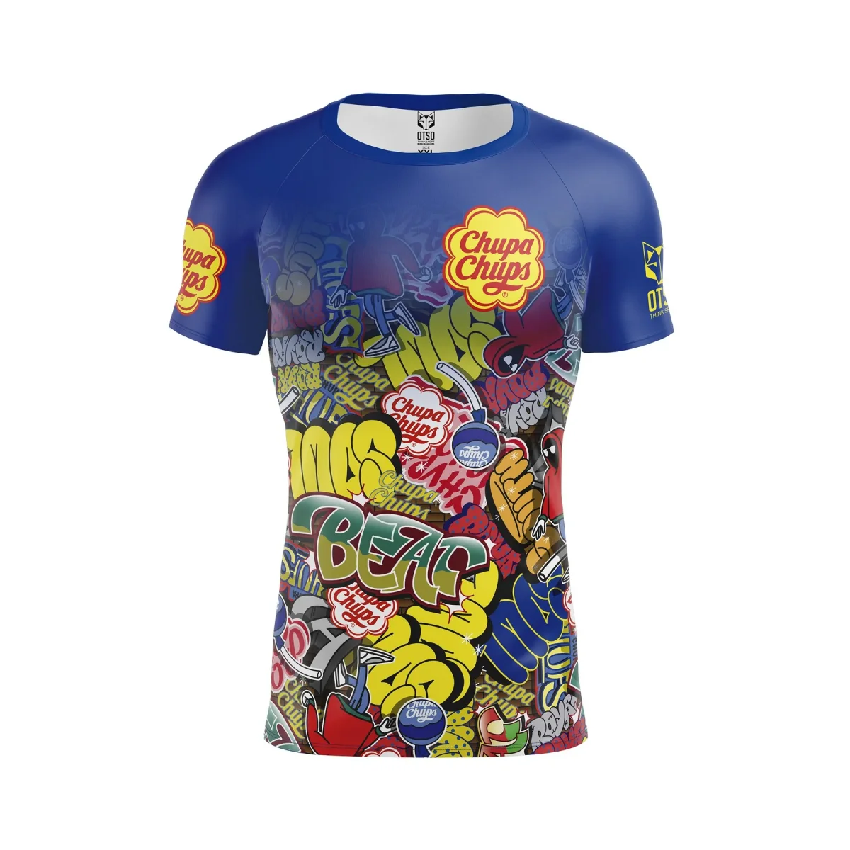 Textile homme T-shirt Chupa Chups bleu - OTSO