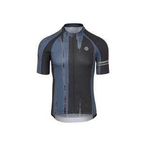 Maillot de vélo manche courte Vertical paint steel blue - AGU