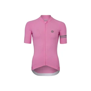 maillot de vélo manche courte femme Solid performance Kawaï Pink